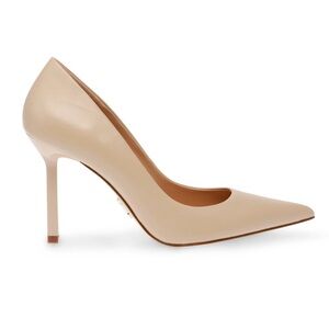 Steve Madden Classie Leather Nude Heel Size 11 New